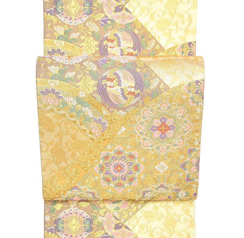 記念感謝祭 仕立無料 工芸美術錦織特撰礼装全通箔袋帯 西陣老舗五匠織物謹製 正倉院王朝宝飾華文