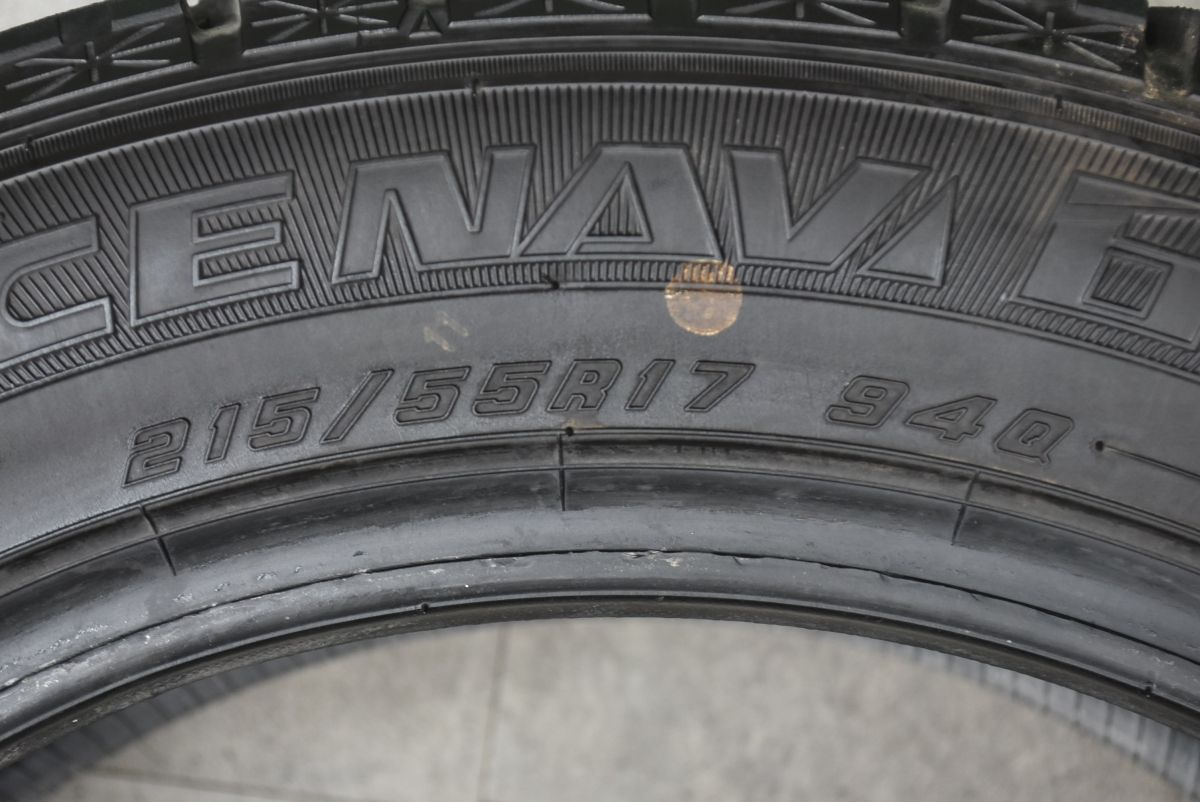  バリ溝 グッドイヤー アイスナビ6 215 55 R 17 4本セット レクサス ES カムリ クラウン エスティマ WR V オデッセイ ヴェゼル C 28 セレナ 17インチ スタッドレス