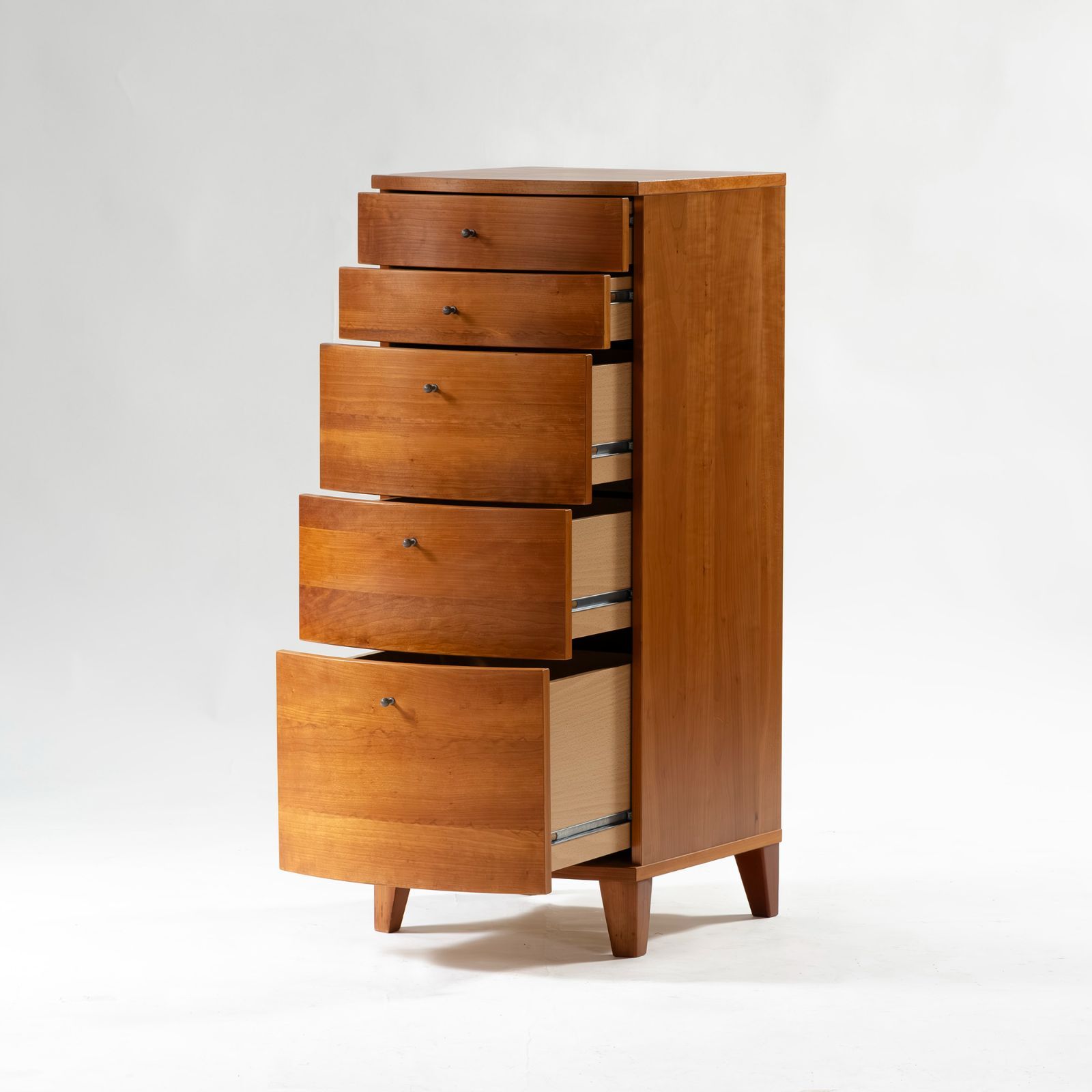 チェスト アクタス ACTUS WAVE ウェーブ スリムチェスト チェリー材