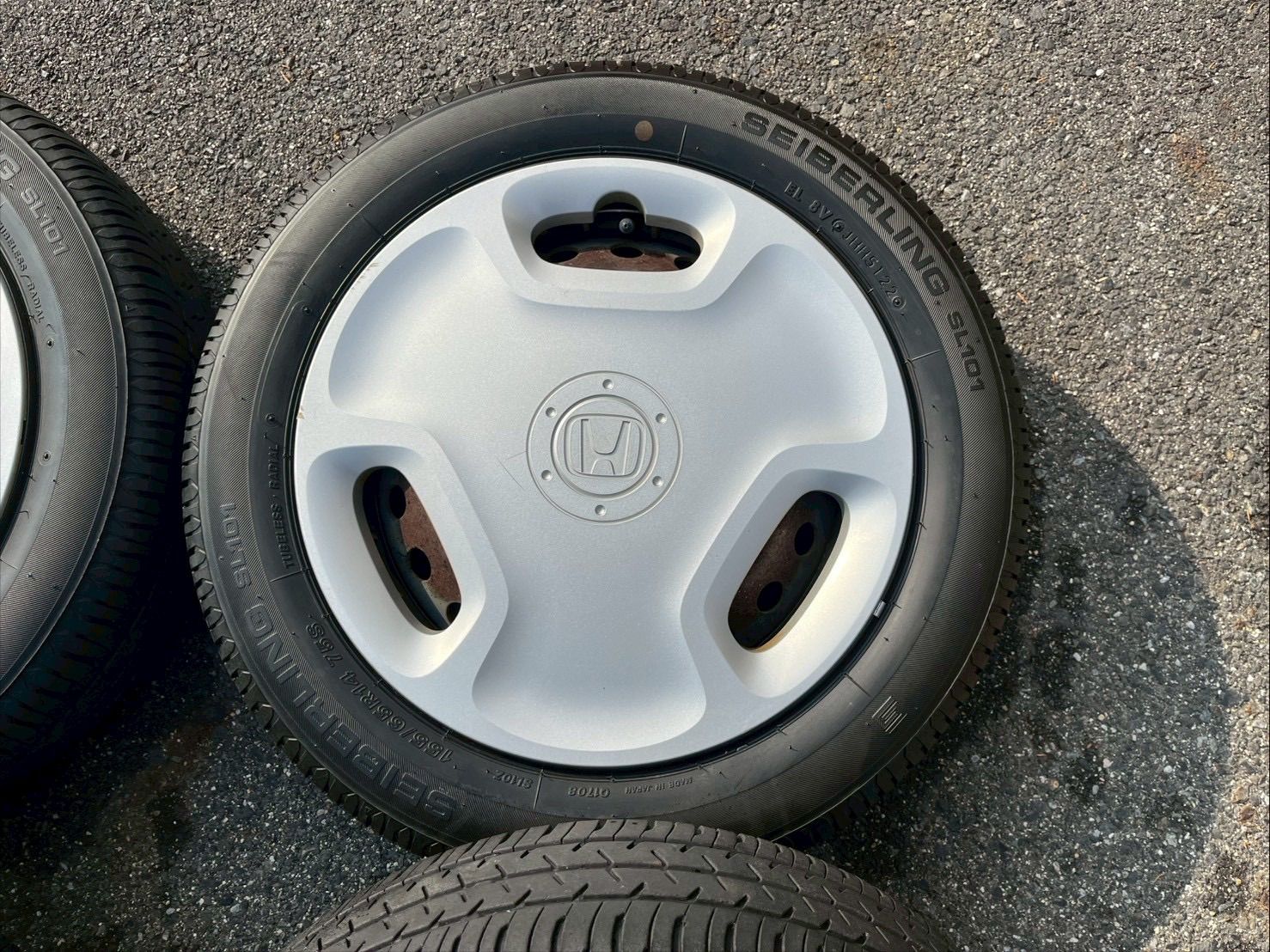 2511 143 N ONE 155 65 R 14 14インチ 4穴 PCD 100 4 5 J 40 SL 101 製 サマータイヤ ラジアルタイヤ