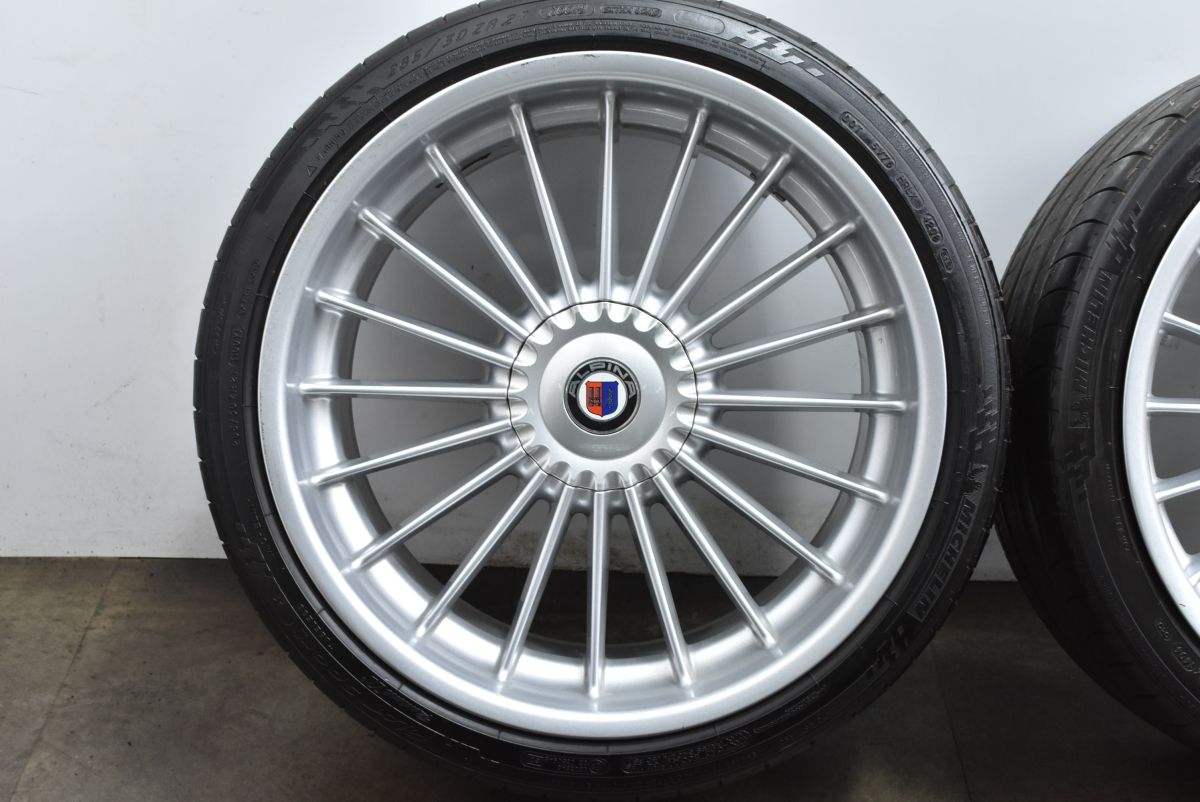  良好 ALPINA B 7 21 in 9 J 24 10 5 26 PCD 120 パイロットスポーツ2 245 35 R 285 30 E 65 66 RD 163 164 アルピナ クラシック 21インチ タイヤ ホイールセット