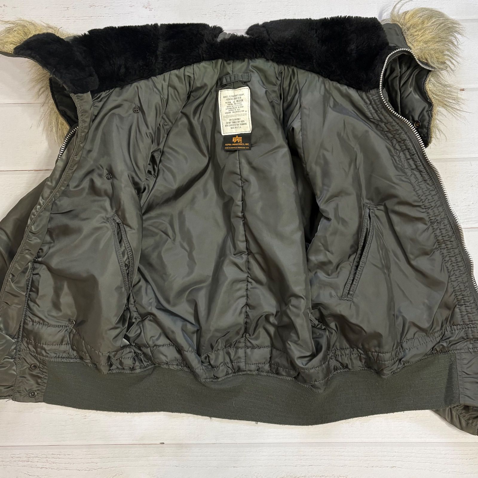 ALPHA INDUSTRIES アルファインダストリーズ N-2B フライトジャケット