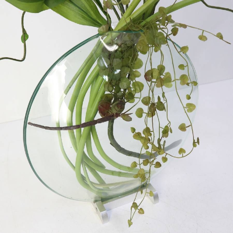 カッシーナ取扱 Philippi フィリッピ ガラスフラワーベース 花瓶 造花