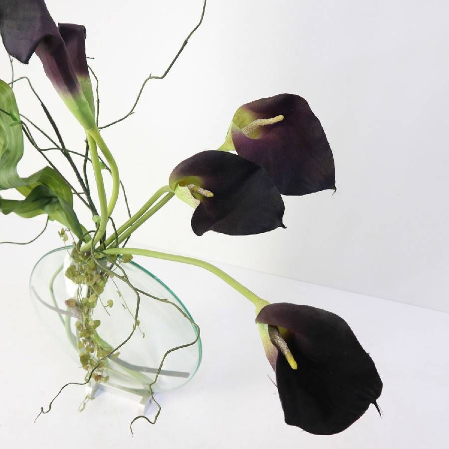 カッシーナ取扱 Philippi フィリッピ ガラスフラワーベース 花瓶 造花