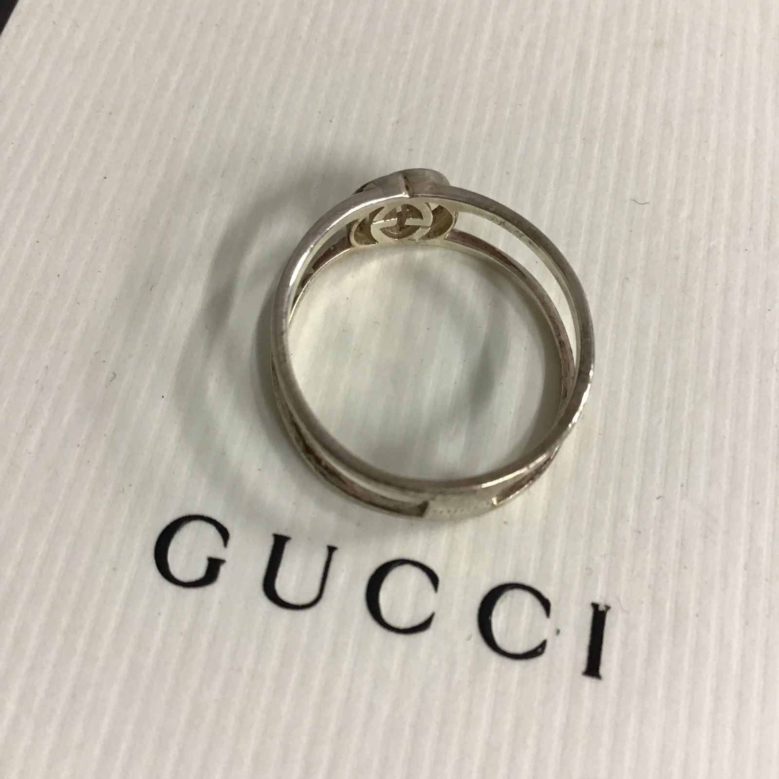 【八戸85-1-20251208】GUCCI グッチ リング Ag925 17(60)