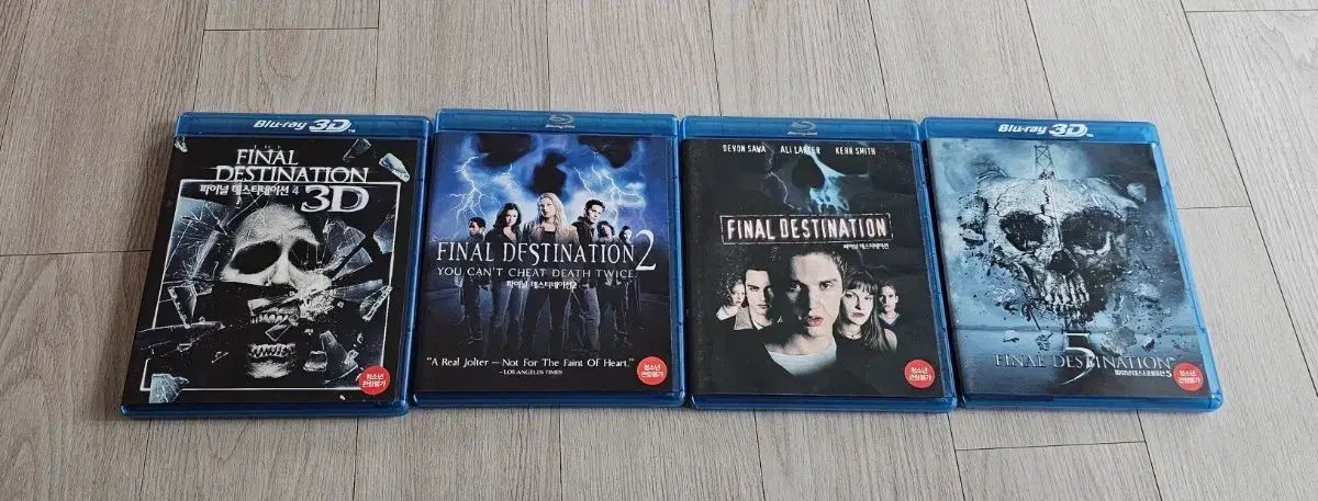 ファイナル デスティネーション ブルーレイ 1 2 4 5