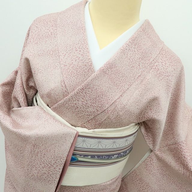 六花-RIKKA- 美品 正絹 小紋 手縫い仕立て 着物 A4160 - メルカリ