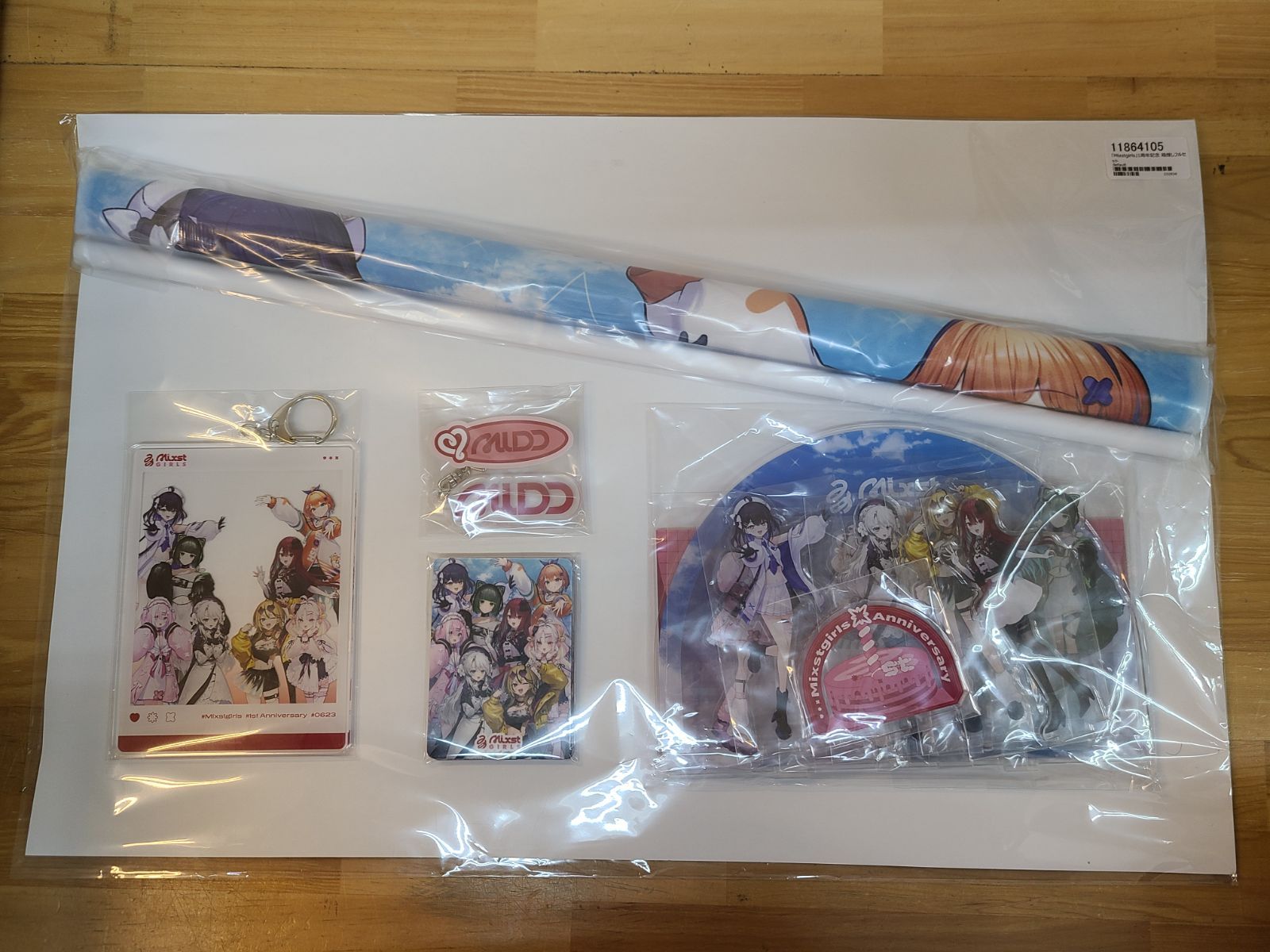 ミクストガールズ 1周年記念グッズ 箱推しフルセット Mixstgirls ボイス E 4314-001 78