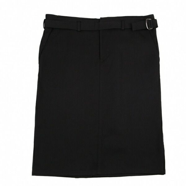 Y's/ワイズ　ウールギャバ　フレアスカート　黒　サイズ2 WOOL GABARDINE DRAPE WRAP SKIRT(XS Black): Vintage 1.2｜THE SHOP