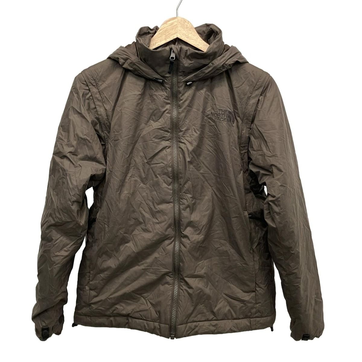 THE NORTH FACE ノースフェイス ブルゾン サイズL レディース - ダークブラウン 長袖|中綿|冬|袖取り外し可