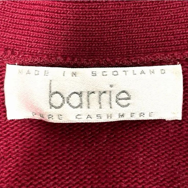 スコットランド製 barrie バリー カシミヤ ニット カーディガン
