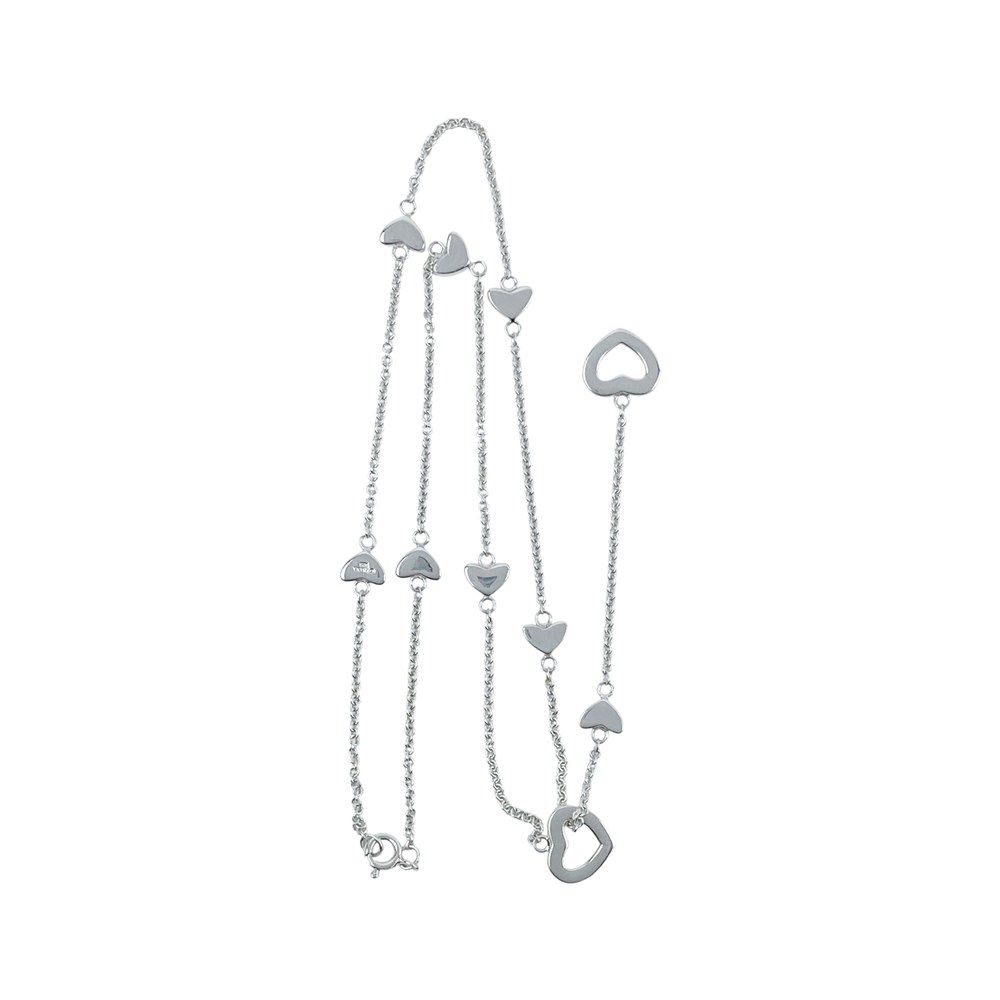 ティファニー □新同□磨き済□ ハートリンク ラリアット ネックレス