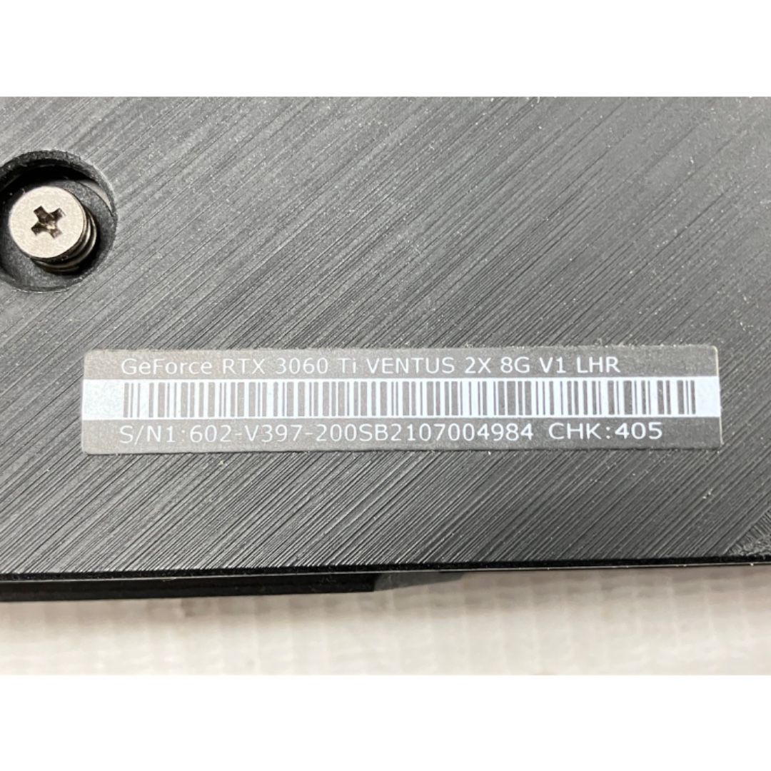 ジャンク品 MSI デュアルファン グラフィックボード ジャンク品 MSI デュアルファン グラフィックボード MSI GeForce 3060