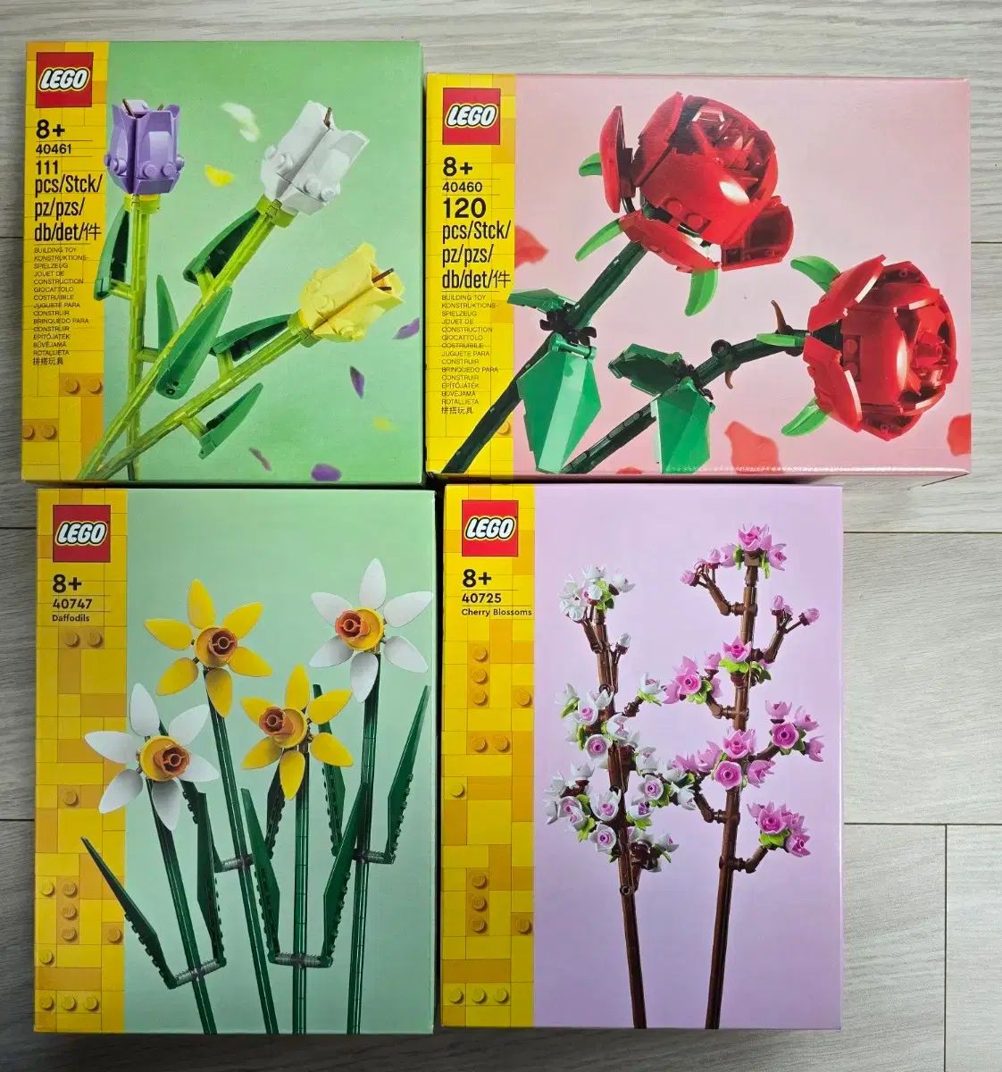 LEGO 花 4種 セット 40460 40461 40725 40747