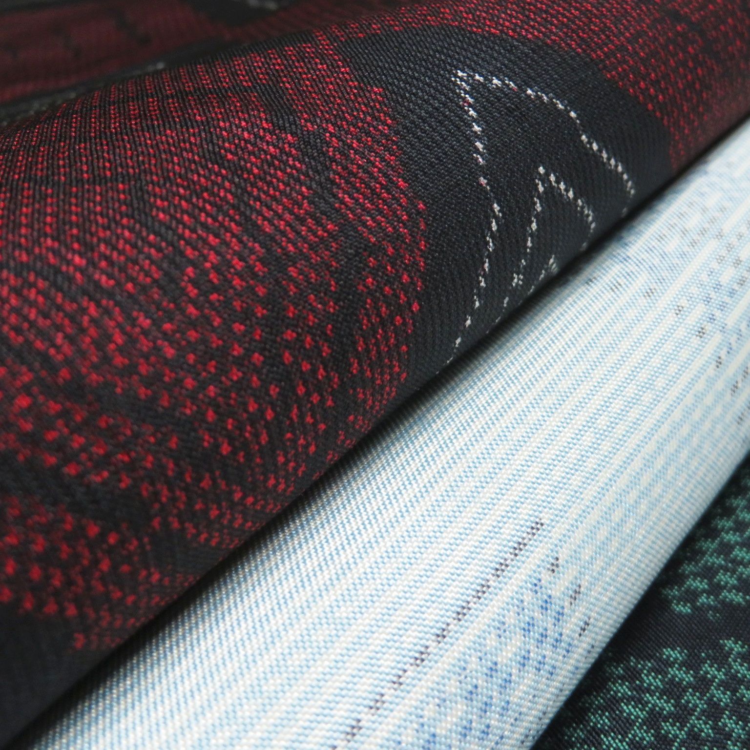 D 5 着物 正絹 色大島紬 まとめ売り ５点 イチゴの大島