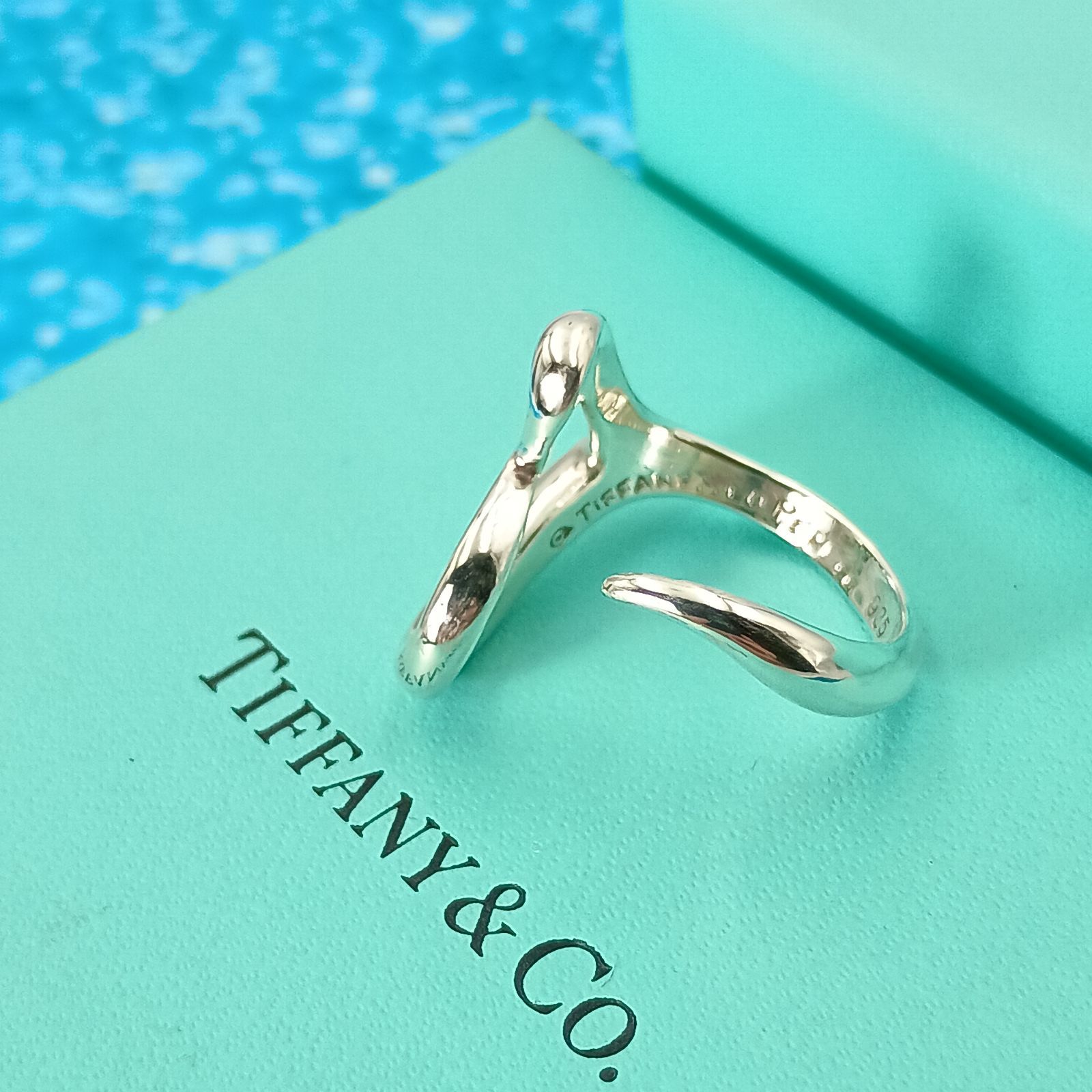 TIFFANY&Co. ティファニー 13号 オープンハート リング 指輪