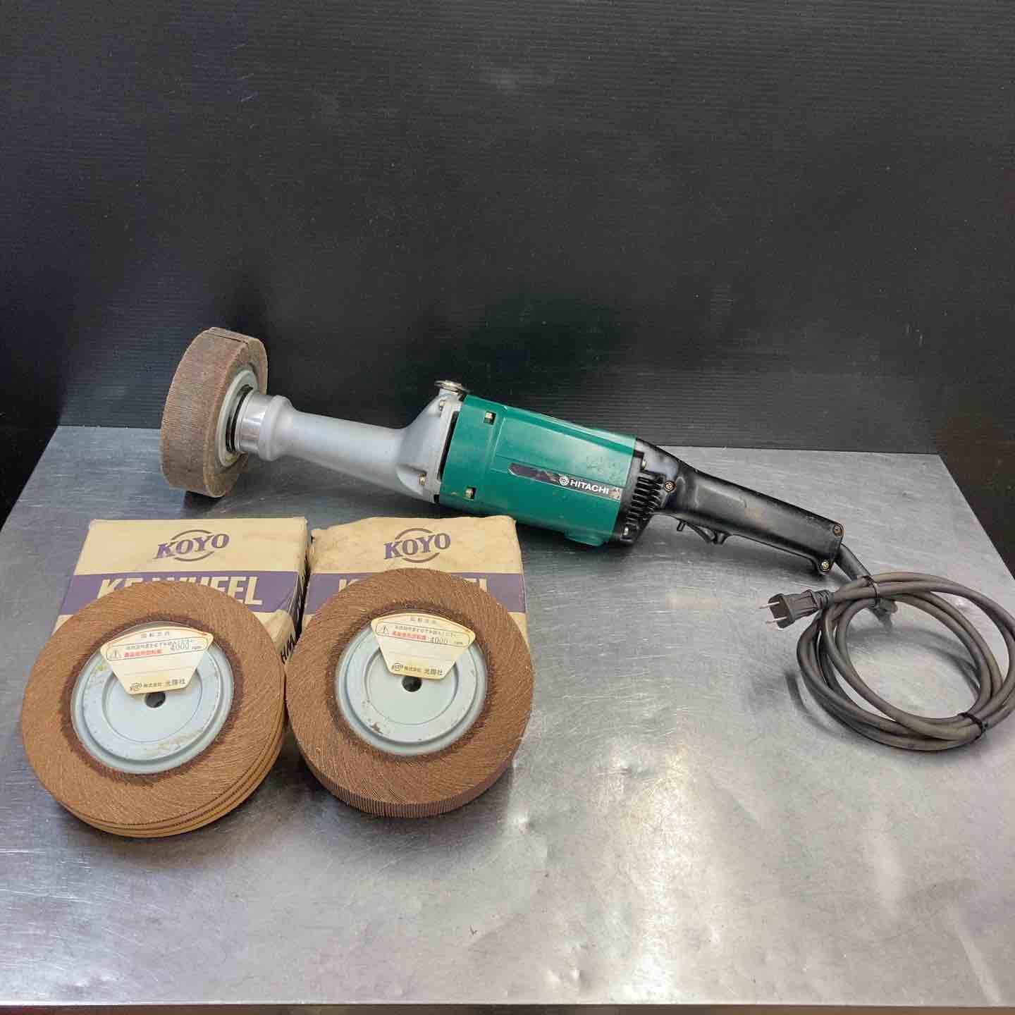 品 ハイコーキ HIKOKI 旧 日立工機 携帯電気ハンドグラインダ GP 13 替えディスク 付属
