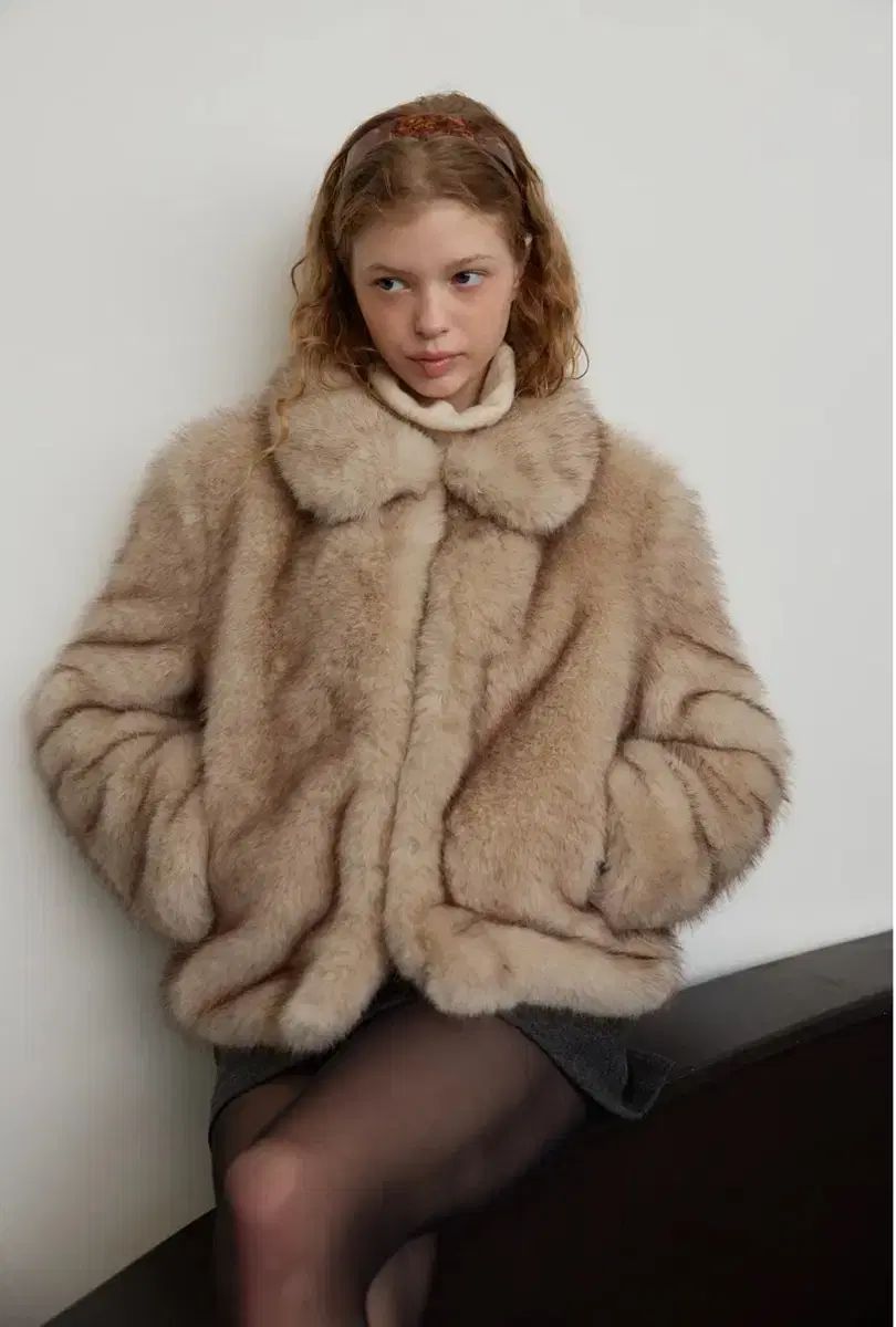 マグネット ファージャケット ハーフ アイボリー ショップマグネット ブルーアーカイブ