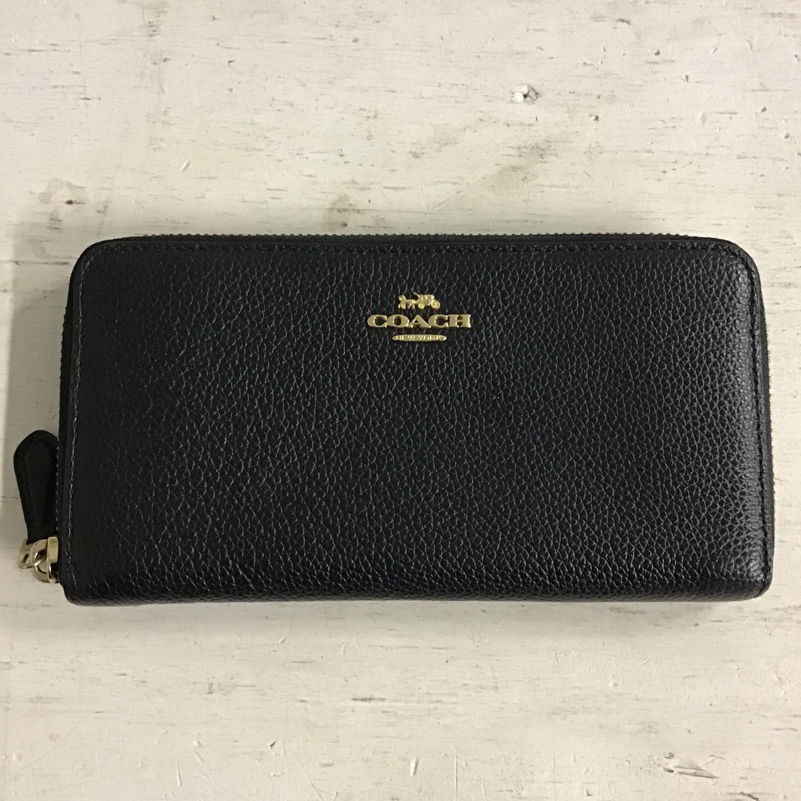 八戸85-2-20251208】COACH コーチ 長財布 ブラック (60) - メルカリ