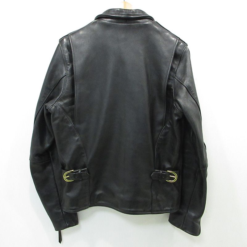 Vanson ENF レザーシングルライダースジャケット 36 VANSON（バンソン） VANSON ENF シングル ライダース ブラック