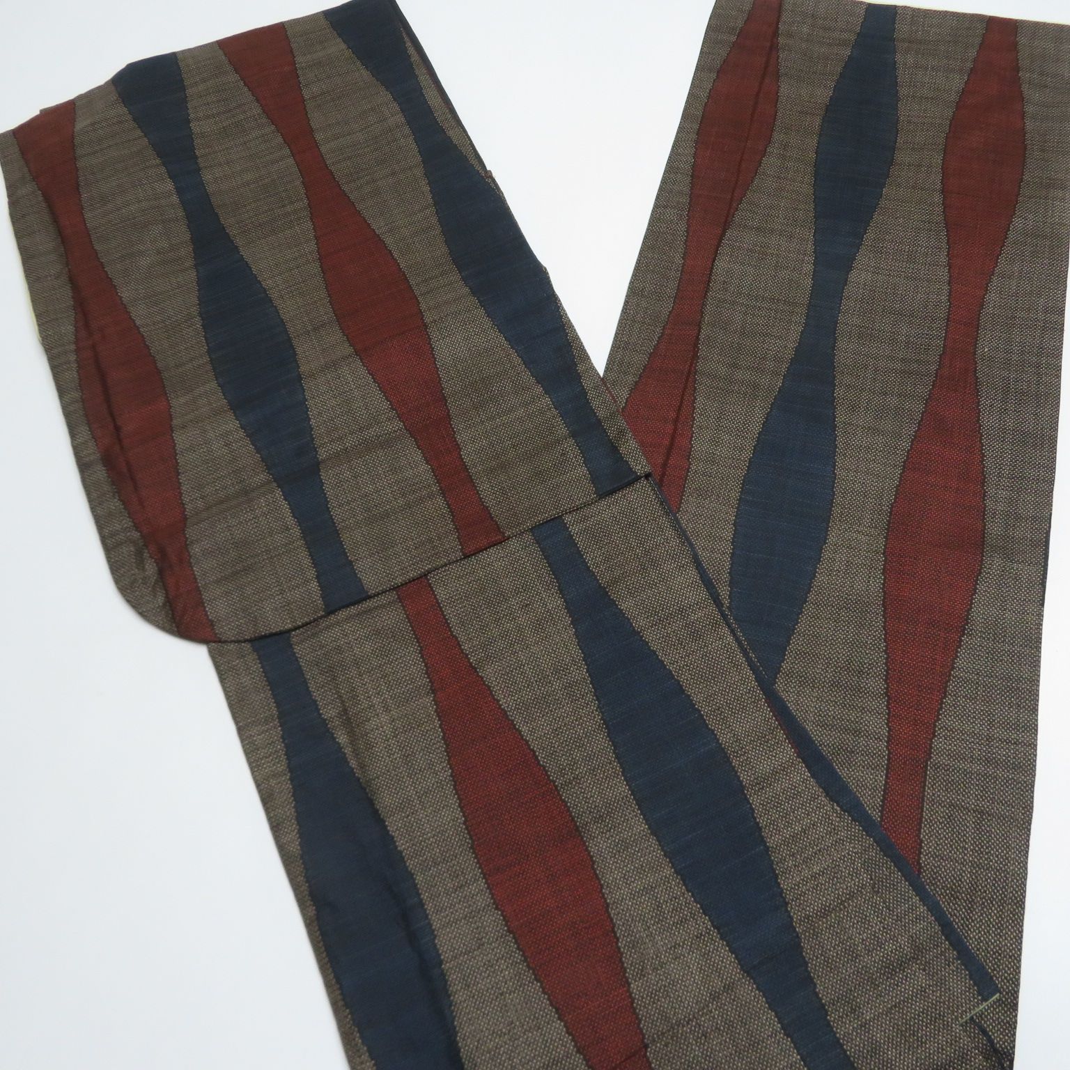  D 6 着物 正絹 大島紬 茶泥等 ５点 イチゴの大島 その他 着物 浴衣