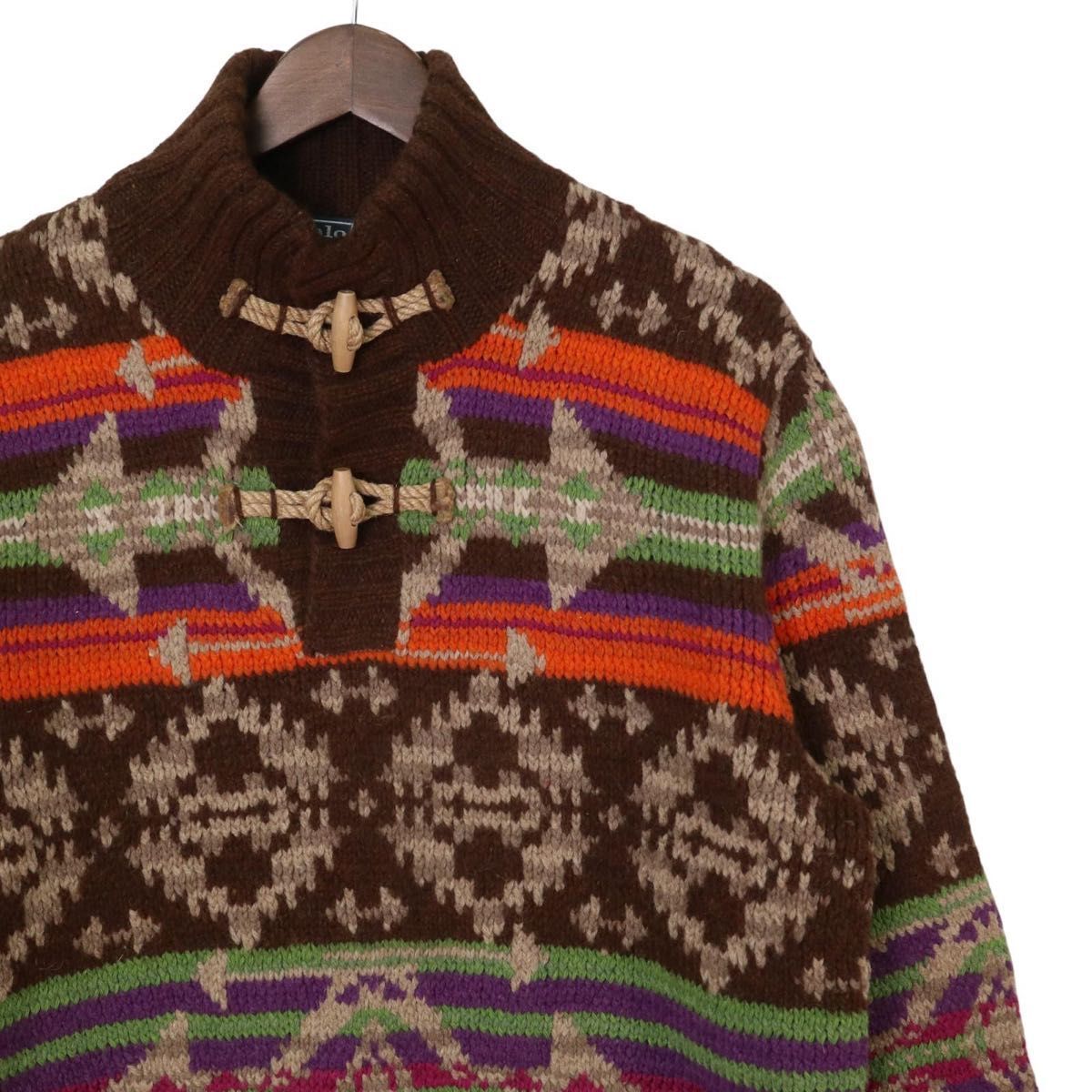 希少】Polo by Ralph Lauren ラルフローレン アルパカ混 カウチン