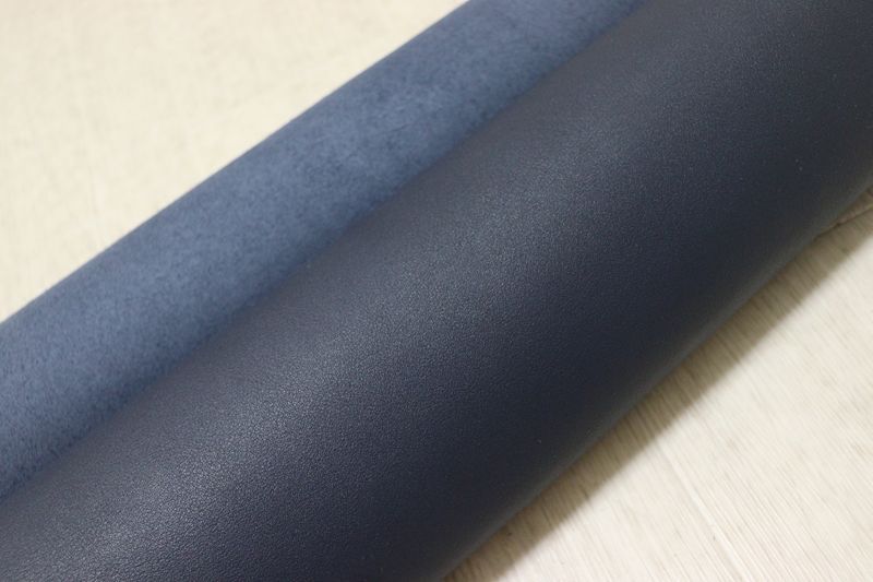 ネイビー 130 ds ヌメ革 牛革 イタリア レザー スムース加工 はぎれ 一枚革 レザークラフト 革 皮 本革 diy 生地 材料
