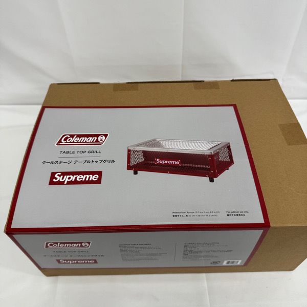 未使用】Supreme×Coleman/シュプリーム コールマン Charcoal Grill