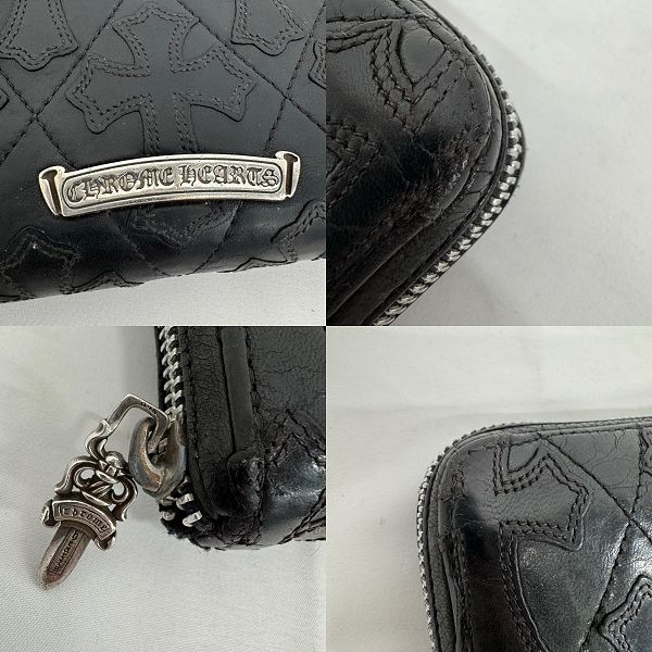 CHROME HEARTS/クロムハーツ REC-F ZIP キルテッドセメタリークロス