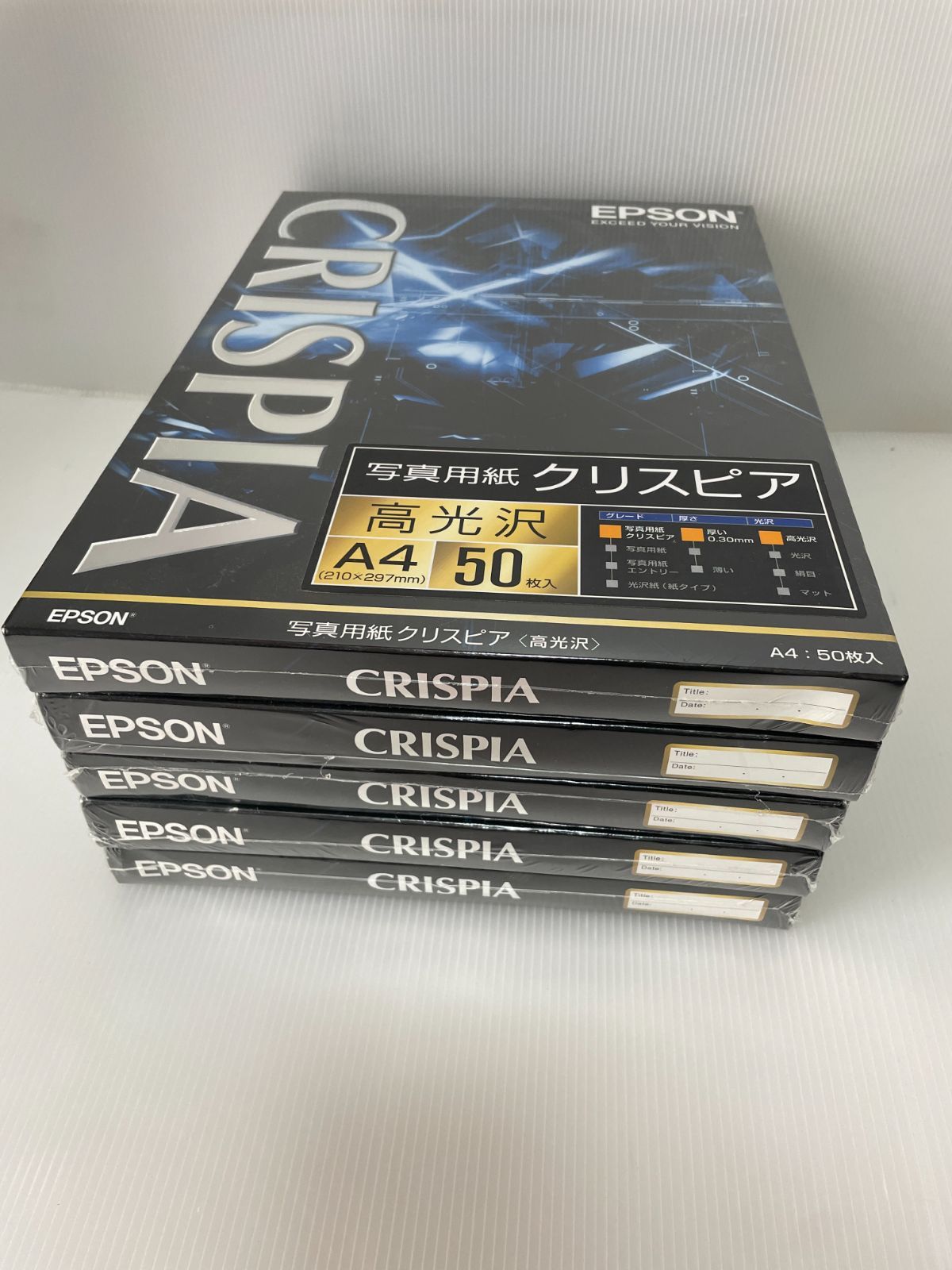 EPSON クリスピア A 4 写真用紙