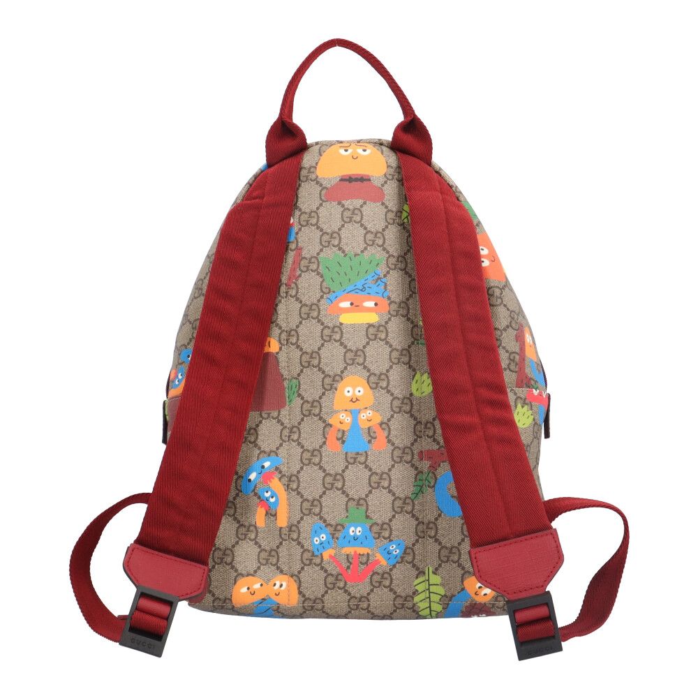 グッチ マッシュルーム チルドレンズ GGスプリーム リュック