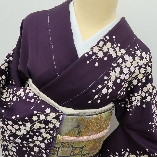 六花-RIKKA- 新品 正絹 作家物落款 金駒刺繡 訪問着 着物 A4161 - メルカリ