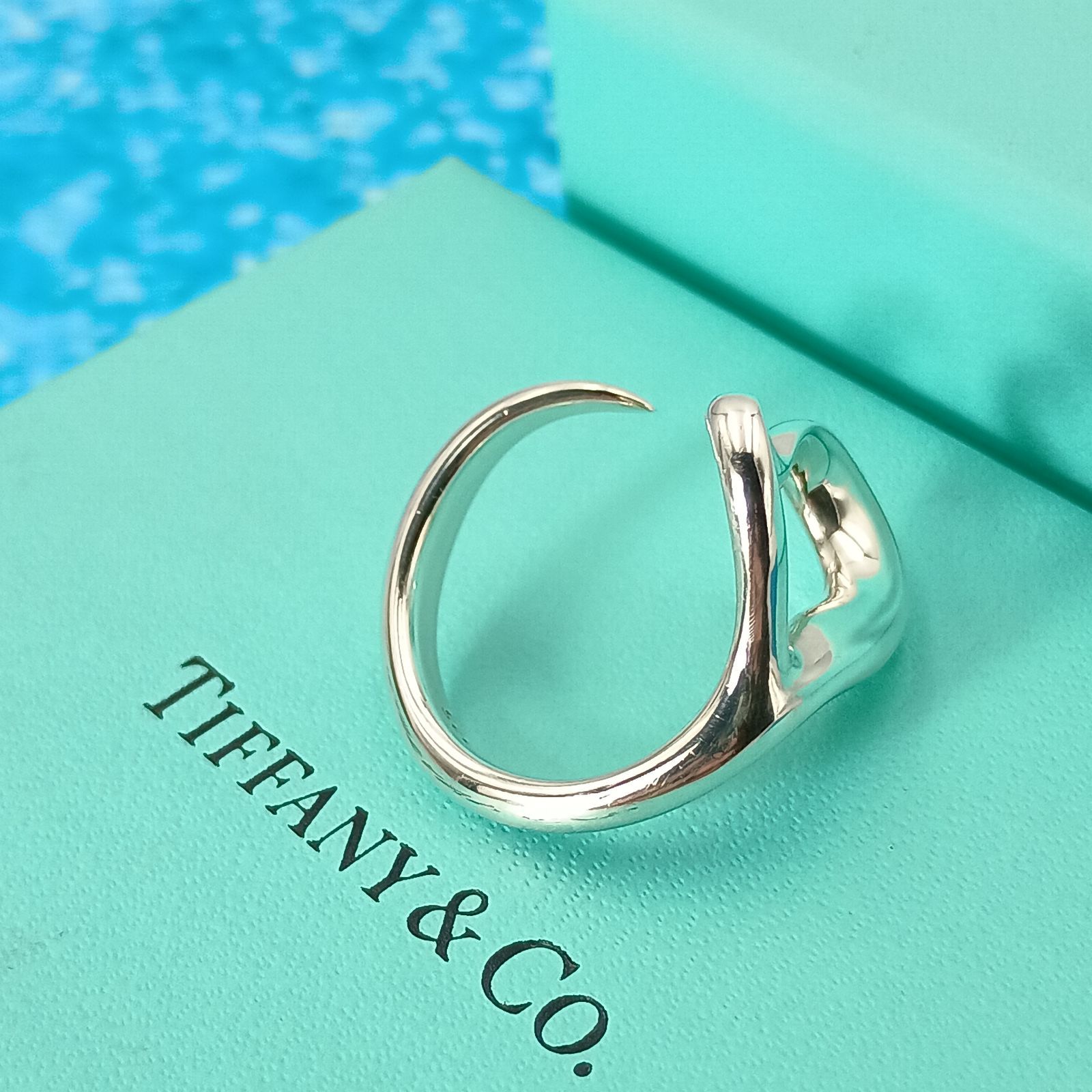 TIFFANY&Co. ティファニー 12号 オープンハート リング 指輪