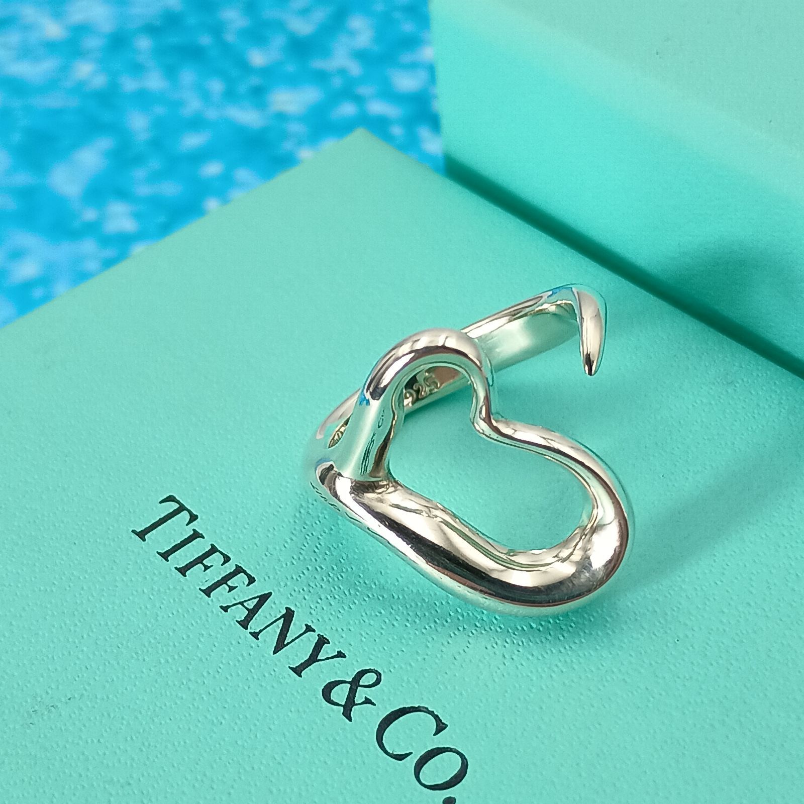 TIFFANY&Co. ティファニー 12号 オープンハート リング 指輪