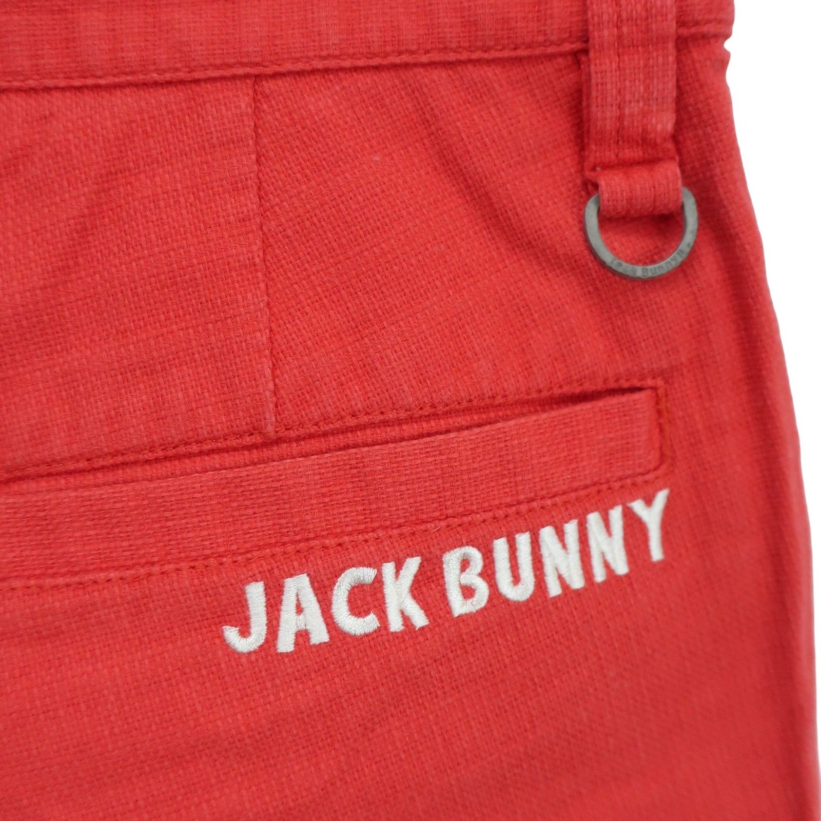 美品】Jack Bunny(ジャックバニー) ハーフパンツ 赤 メンズ 4 262