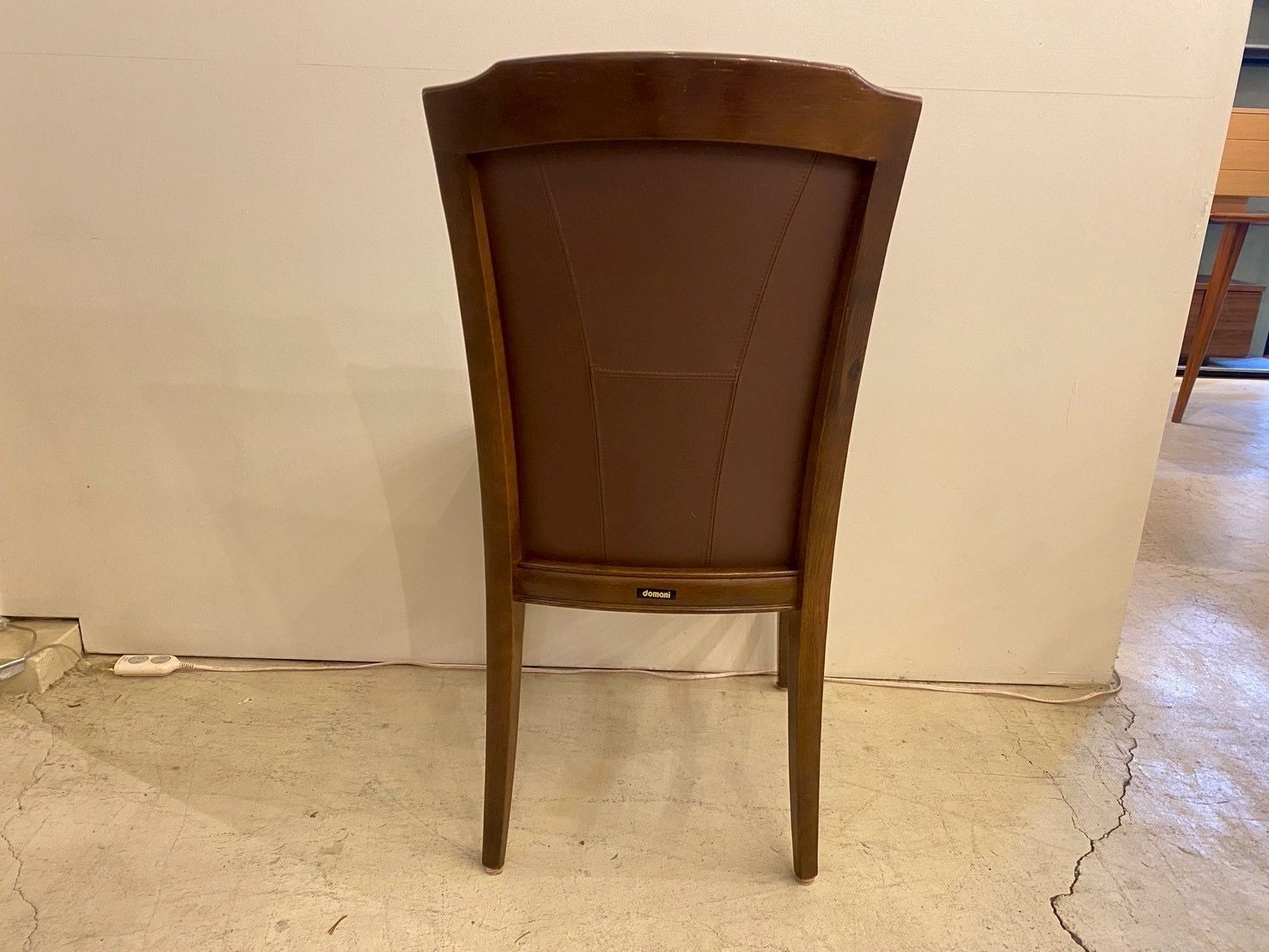 □希少 domani ドマーニ チェア ハイバック 本革 最高峰 ダイニング