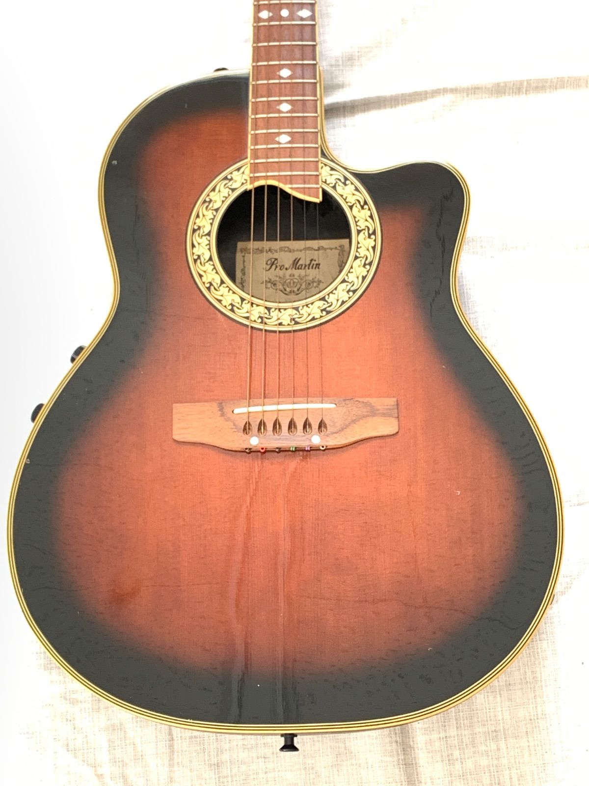 中古】ProMartin エレアコ EA350 サンバースト ソフトケース付き