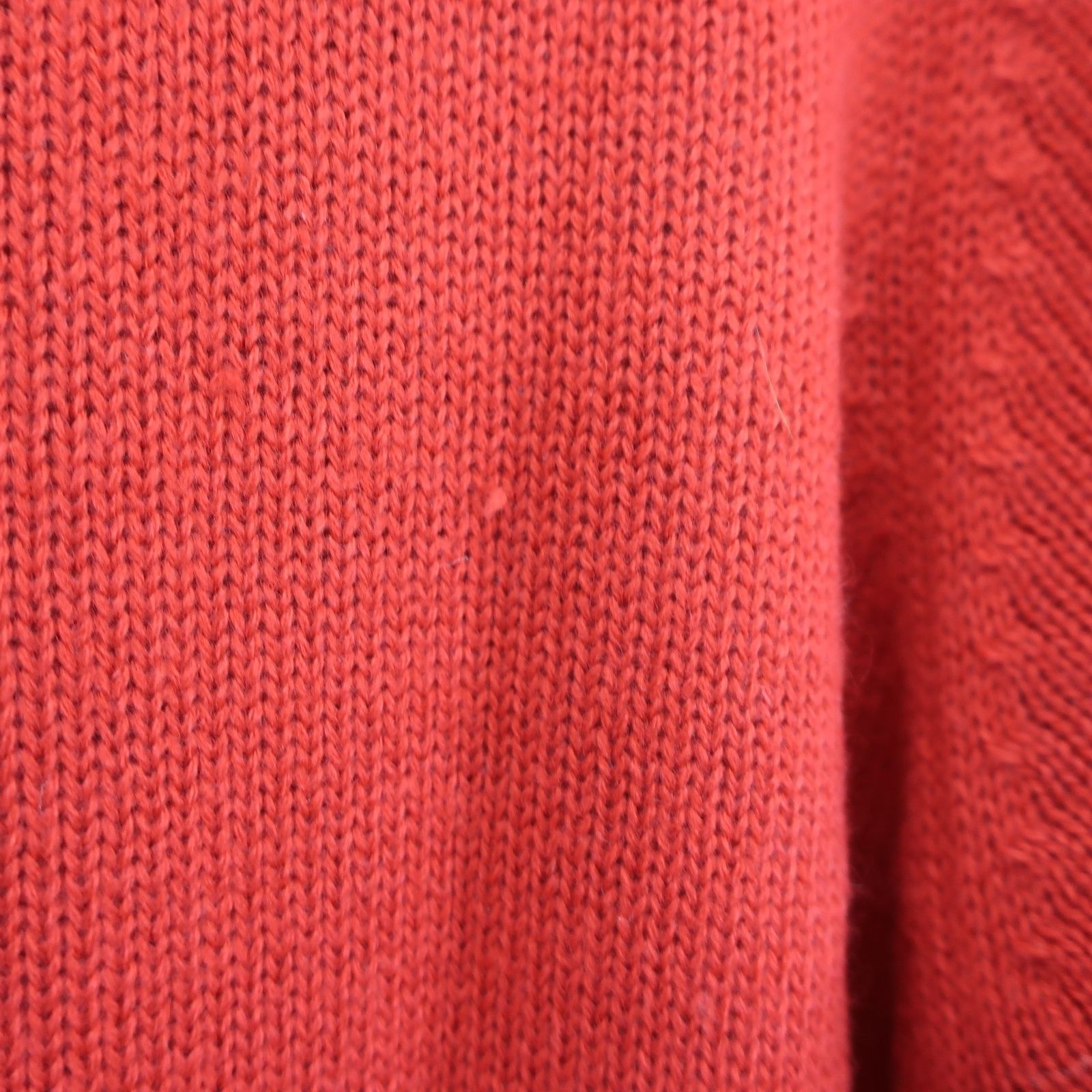 美品】St ANDREWS(セントアンドリュース) フルジップニットブルゾン 赤