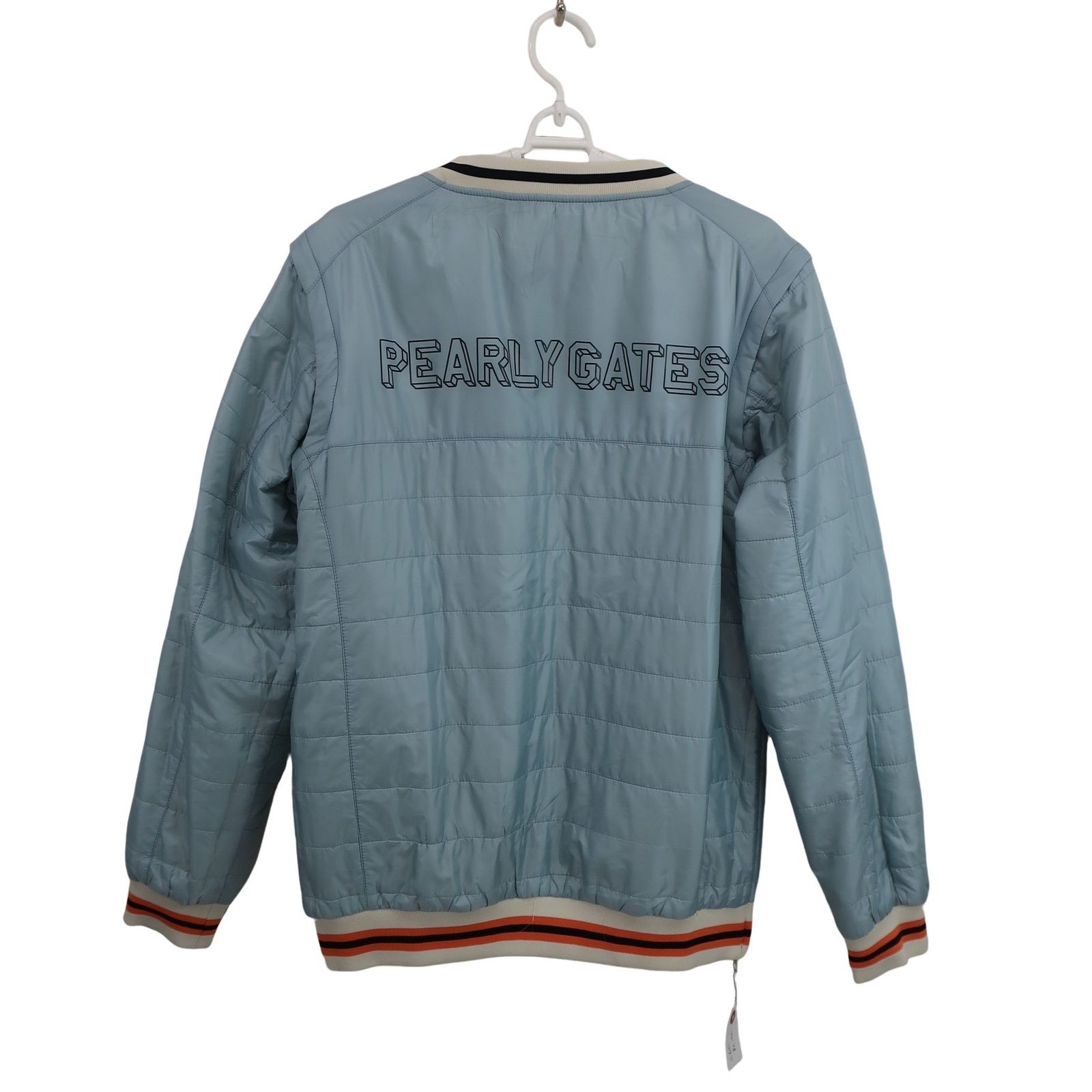 PEARLY GATES(パーリーゲイツ) リバーシブルスニード 水色 / クリーム