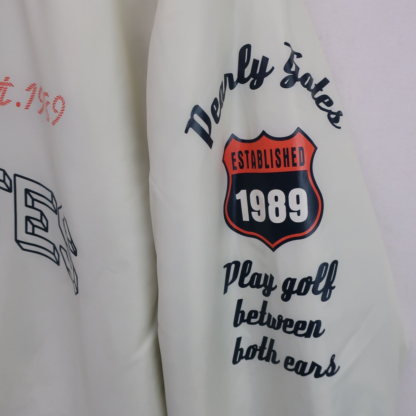 PEARLY GATES(パーリーゲイツ) リバーシブルスニード 水色 / クリーム