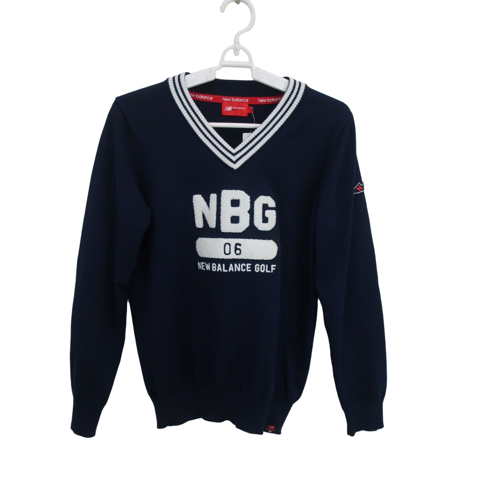 美品】New Balance golf(ニューバランスゴルフ) セーター ネイビー