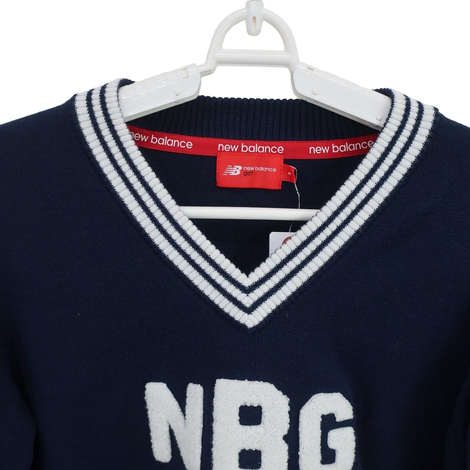美品】New Balance golf(ニューバランスゴルフ) セーター ネイビー