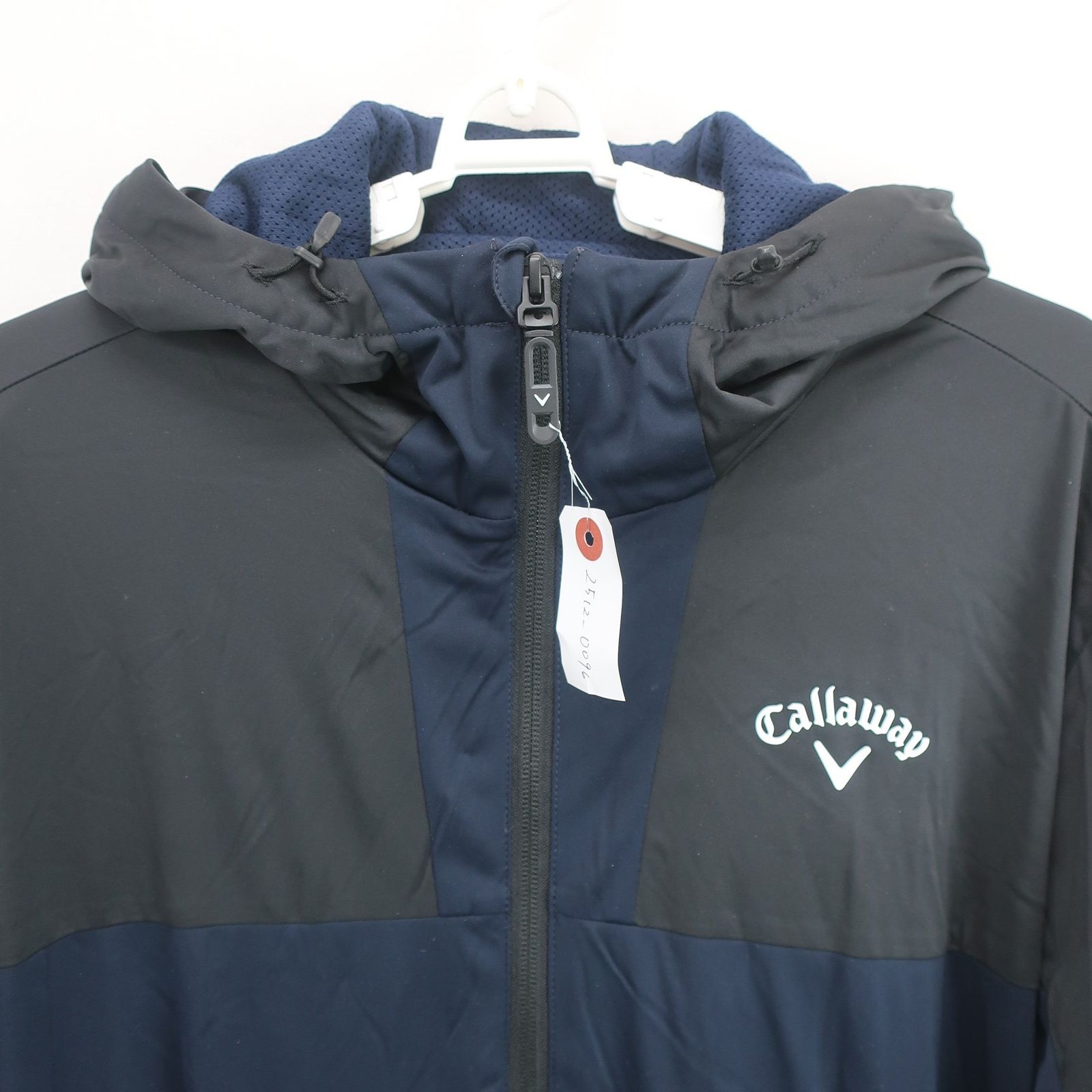 美品】Callaway(キャロウェイ) パーカー 黒ネイビー メンズ L