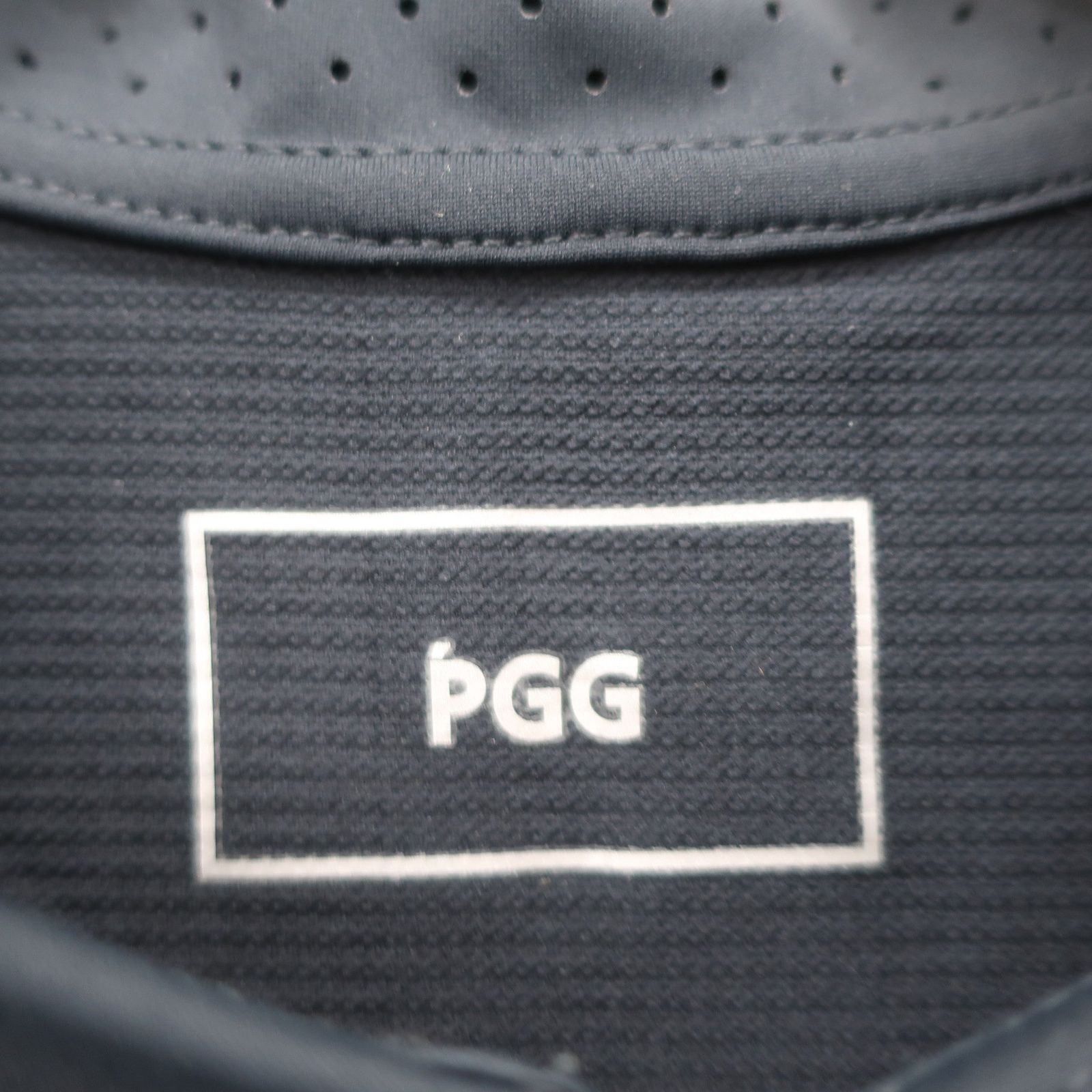 美品】PGG by PEARLY GATES(ピージージー) ポロシャツ ネイビー メンズ