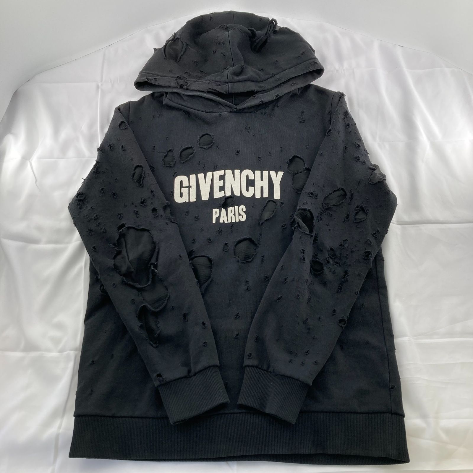 GIVENCHY デストロイパーカー ジバンシー ブーティ 大人気【GIVENCHY】GIVENCHY PARIS デストロイド フーディ (GIVENCHY