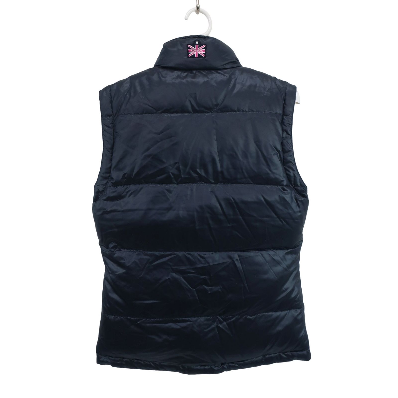 【新品】ADMRIAL レディース ダウンベスト リバーシブル M 美品】Admiral(アドミラル) リバーシブルダウンベスト ネイビー
