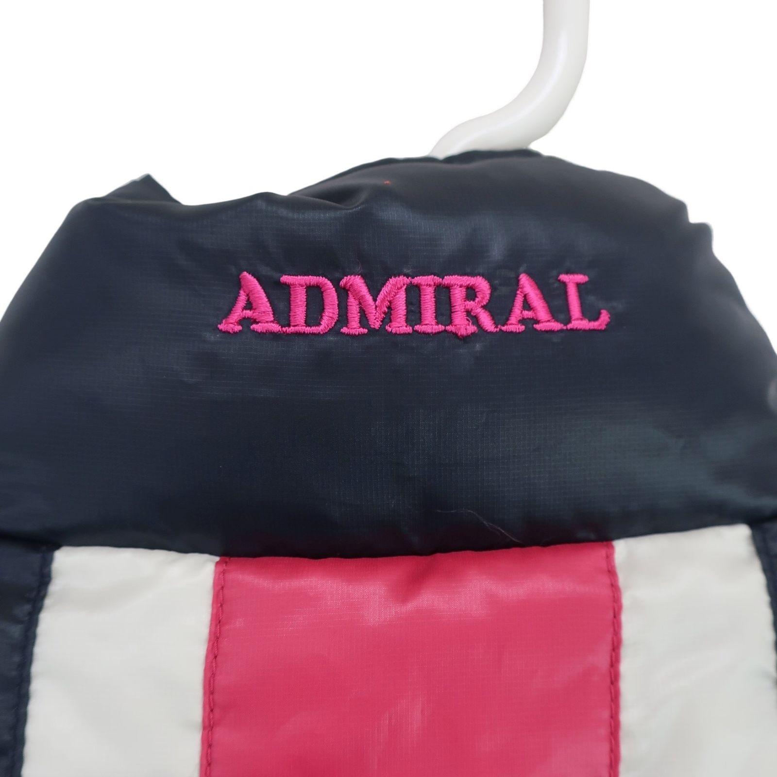 美品】Admiral(アドミラル) リバーシブルダウンベスト ネイビー