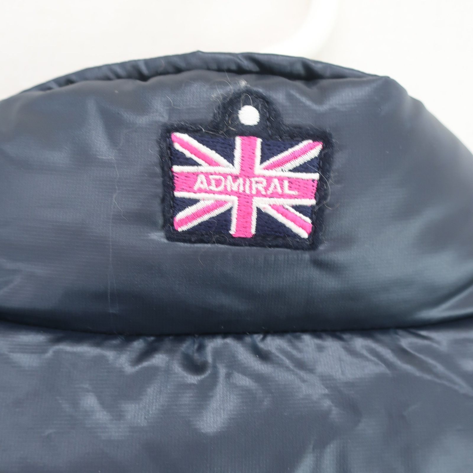 美品】Admiral(アドミラル) リバーシブルダウンベスト ネイビー