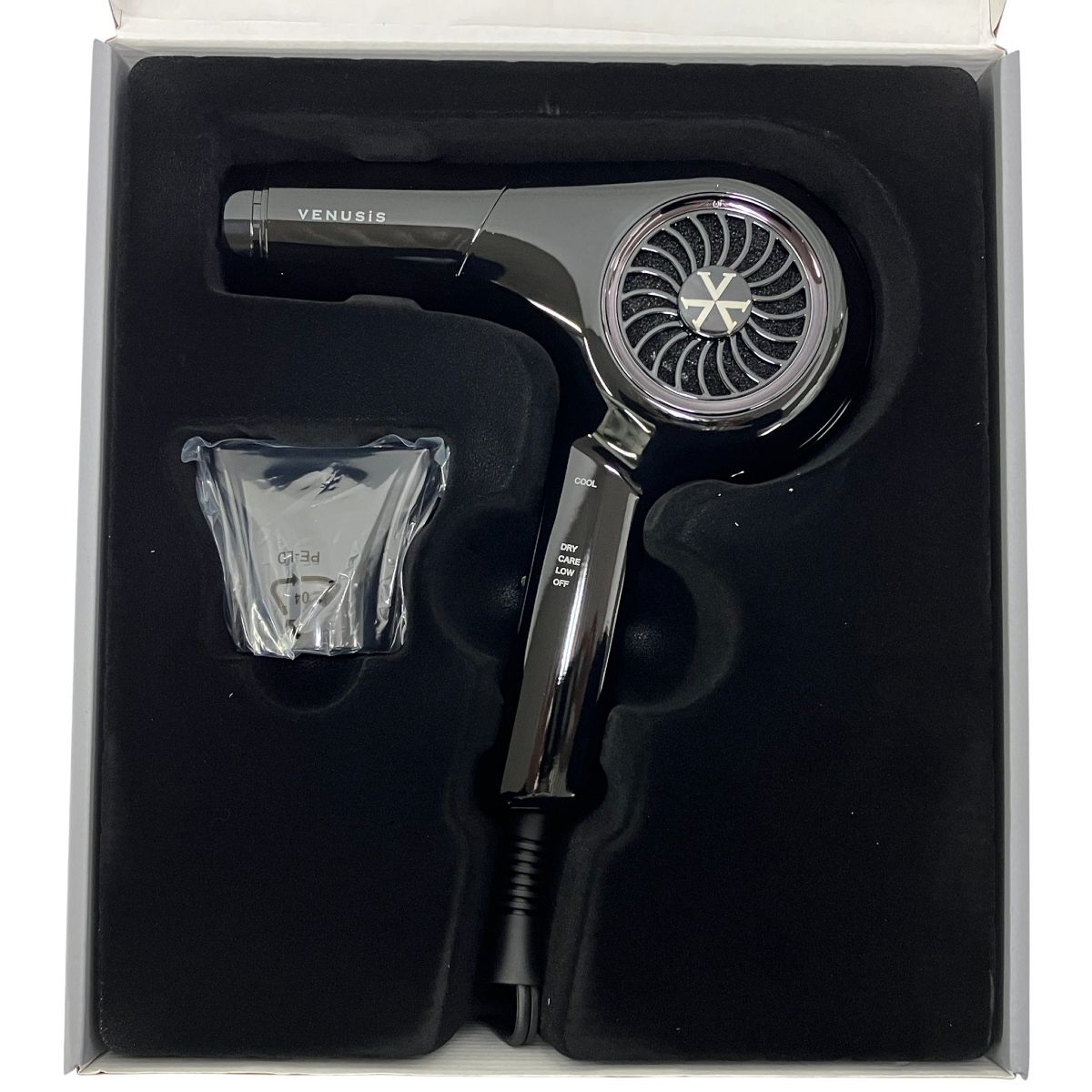 VENUSiS VDC-1000 P 遠赤イオン ドライヤー ブラック 家電