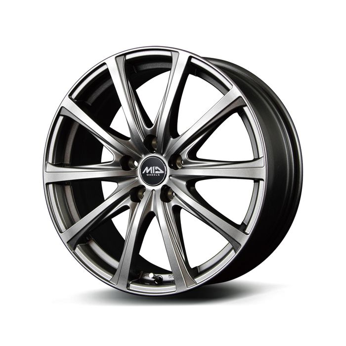 ホイール4本セット 17インチ 7 J 55 5 H 114 3 V 25 メタリックグレー